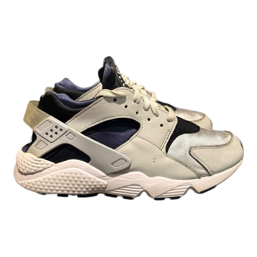 Nike Air Huarache Gray White Men's Size 8.5 Sneakers DD1068-001 Athletic - Picture 2 of 9